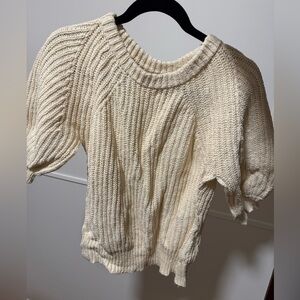 Apiece Apart Cream Knit Women's Sweater